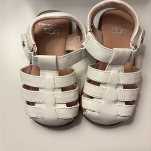 UGG White Kodling Fisherman Sandals